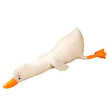 Imagem de suhang 50-120 Cm Grande Ganso Branco Grande Animal Pelúcia Brinquedos de Pelúcia Travesseiro Sofá Almofada Quarto Férias