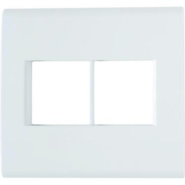 Imagem de Placa 4 Postos 4x4 Tramontina Liz Branca Tramontina