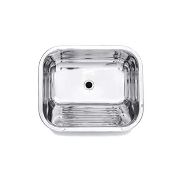 Imagem de Tanque Para Lavar Roupas Inox 27 Litros - Tecnocuba 50x40x22cm