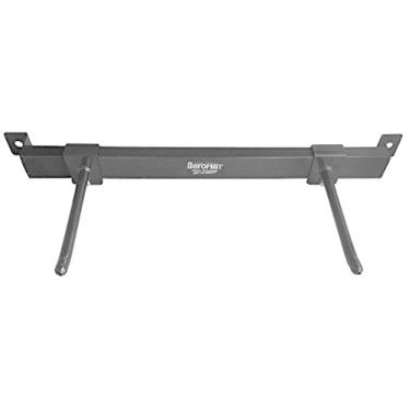 Imagem de Suporte ajustável para pendurar - comporta tapetes de ilhós de até 58 cm de largura, comporta tapetes de até 26 cm de espessura (tapetes vendidos separadamente/ferragens de montagem não incluídas,