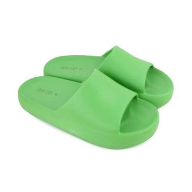 Imagem de Chinelo Feminino Sua Cia Nuvem Verde Capim Santo - 8231