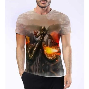 Imagem de Camisa Camiseta Tifão Mitologia Besta Zeus Olimpo Gaia Hd 3 - Estilo K