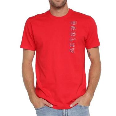 Imagem de Camiseta Oakley Graphic Collegiate Graphic Masculina Red