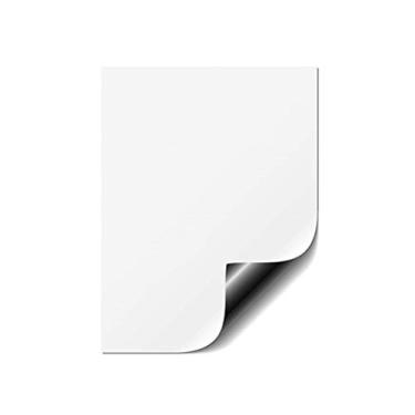 Imagem de SANGHAI Adesivo de branco magnético magnético macio para geladeira branco apagável de mensagem lembrete A4