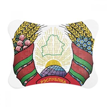 Imagem de Moldura de quebra-cabeça com emblema nacional da Bielorrússia da Minsk para decoração de imagens