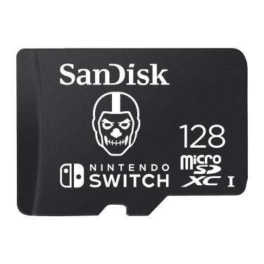 Imagem de Cartão de Memória Micro Sd Sandisk 128gb p/Nintendo 100Mbs