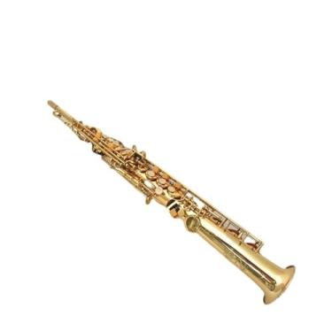 Imagem de Saxofone Iniciantes Toque o instrumento de saxofone saxofone B plano (Color : Gold)