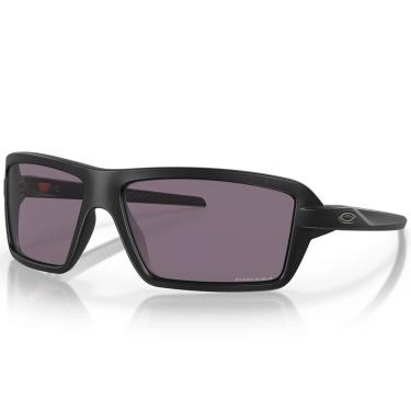 Imagem de Óculos de Sol Oakley Cables Matte Black Prizm Grey  masculino