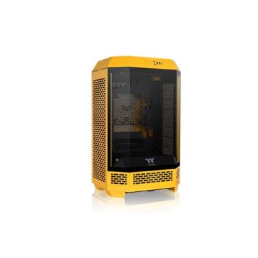 Imagem de Thermaltake Capa para computador Tower 300 Bumblebee/Micro-ATX/Ventiladores pré-instalados de 2 x 140 mm/Garantia de 2 anos