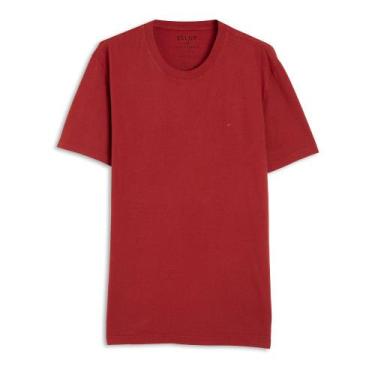 Imagem de Camiseta Ellus Fine Easa Classic Masculina Vermelha