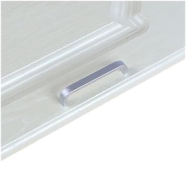 Imagem de Armário de porta de cozinha alça reta puxar botões de porta de ferragem e alças de alumínio de melhoria da casa, 96mmsolid