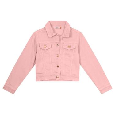 Imagem de Jaqueta Curta Carinhoso Sarja Ref: 1000119835 10/14 Menina.