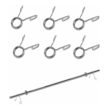 Imagem de Kit 20 Presilhas Barra Grampo 3 Voltas 28.60 mm Academia - KL Master F