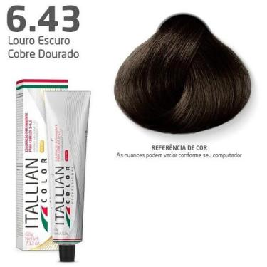 Imagem de  Coloração Itallian Color LOURO ESCURO COBRE DOURADO 6.43 60g