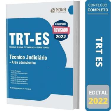 Imagem de Apostila Trt Es - Técnico Judiciário - Área Administrativa - Nova Conc