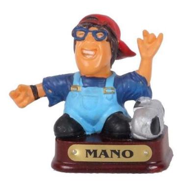 Imagem de Boneco Familiar Menino Decoração para Casa Miniatura 8cm - Meerchi