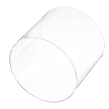 Imagem de Rebower Tubo de Acrílico Transparente de 15 cm, 145 mm x 150 mm (5,7" x 6"), Policarbonato, para Encanação, Hidráulica, Pneumática, Aquário, Bricolage
