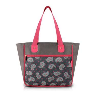Imagem de Bolsa Feminina Shopper Classic Jacki Design Cinza A