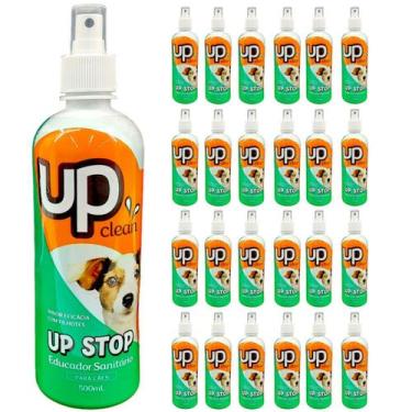 Imagem de 24x Educador 500ml Sanitário Pet Xixi NÃO PODE Cães Spray Limão - Supr