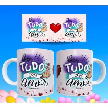 Imagem de Caneca gospel frases religiosas versículos bíblicos motivacionais 41 -