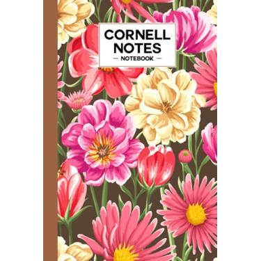 Imagem de Cornell Notes Notebook: Flowers Cover, Cornell Note Paper Notebook, Cornell Paper, Organizing Notes System, Note Taking - 120 pages, 6" x 9" by Ernst-August Urban