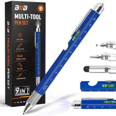 Imagem de Caneta multiferramenta BIIB 9 em 1 para presentes de aniversário mascu