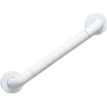 Imagem de Barra de apoio de banheiro para idosos, deficientes, alça de banheira, barra de equilíbrio de chuveiro de montagem na parede, trilho de mão de vaso sanitário - branco||40 cm