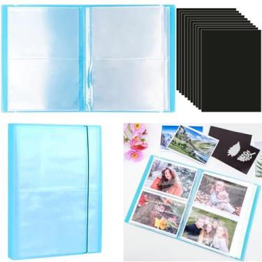 Imagem de CYFUN DESIGN 10 Folhas Magnéticas De 0,3 Mm E 80 Bolsos/20 Páginas, Álbum Armazenamento Para Carimbos, Matrizes Corte, Organizador Livros, Pasta Corte Vinco, Suprimentos Fazer Cartões Scrapbooking (