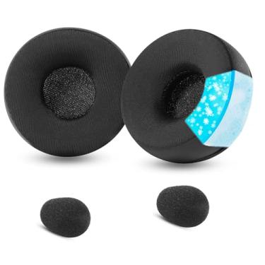 Imagem de YunYiYi Almofadas De Substituição Para Fones Ouvido Com Gel Refrescante Compatíveis Sennheiser Mb Pro 1 2 Uc Ml/Logitech H820E H570E H650E, Estéreo Sem Fio Usb Pc, Peças Reposição