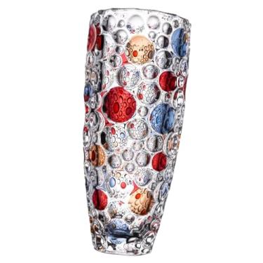 Imagem de Bothyi Vaso de vidro para flores, arranjo de flores, centro de mesa moderno, arte decorativa, vaso para, armário de TV, quarto, estante, M