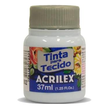 Imagem de Tinta Para Tecido Fosca Acrilex 37ml 1 Unidade Artesanato Fixação Frio Alta Cobertura – Fixação a Frio e Alta Cobertura Com Acabamento Fosco, Este Kit É A Escolha Perfeita Para Quem Busca Qualidade (Branco 519)