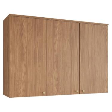 Imagem de Armário Aéreo Requinte 120cm 3 Portas - Móveis Henn Nature