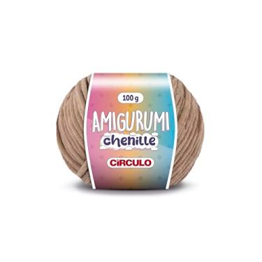 Imagem de Linha Amigurumi Chenille - Circulo - 100g - 110 metros - 909 TEX (7727-Madeira)