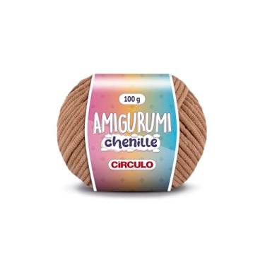 Imagem de Linha Amigurumi Chenille - Circulo - 100g - 110 metros - 909 TEX (7713-Lenha)