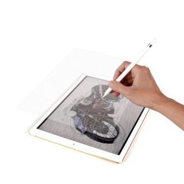 Imagem de Green Onions Supply Protetor de tela de textura de papel para iPad de 10,5 polegadas de papel para esboço/antirreflexo/fosco/feito no Japão/compatível com Apple Pencil / resistente a arranhões/PET [1