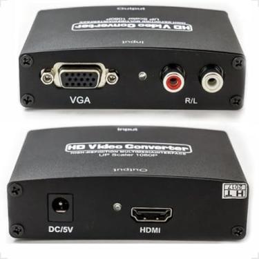 Imagem de Conversor De Video VGA Com Áudio Para HDMI Flexport 1080p Para Projetor Computador Monitor Tv
