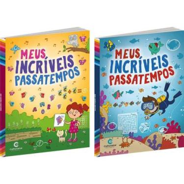Imagem de 2 Livros Infantis Atividades Meus Incríveis Passatempos
