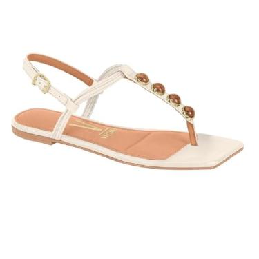 Imagem de Sandalia Vizzano Rasteirinha 6513.112.7286 Branco Off 034