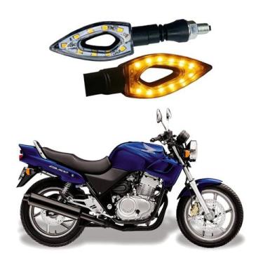 Imagem de Par de Setas Esportivas P01 para Moto Honda CB 500 2004 2005 2006 2007