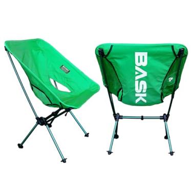 Imagem de Cadeira BASK Portátil Extra Grande em Alumínio e Oxford – Confortável, Leve e Resistente, Ideal para Camping, Pesca, Praia e Lazer, Dobrável, Compacta e Durável suporta até 150kg (Verde Neon)