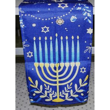 Imagem de Caminho De Mesa Decoração Estrela Davi Judaico Hebraico 4