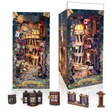 Imagem de Kit DIY Book Nook SUDOPOR Magic Night Alley com capa protetora contra 