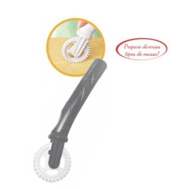 Imagem de Carretilha Cortadora Massas Pastel Plástico Grande Keita