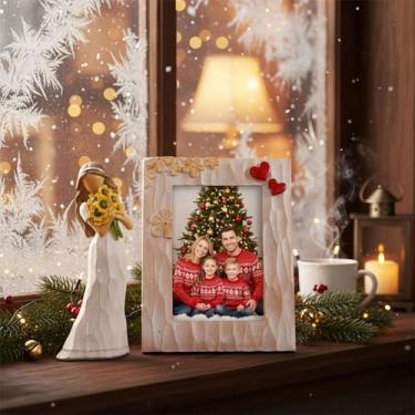 Imagem de NAN ZAI NAN FANG Presentes de incentivo para mulheres, amigas, filhas, suporte inspirador, girassol, presentes para mulheres, aniversário, 17 cm, esculpidos em resina, pintados à mão, decoração de