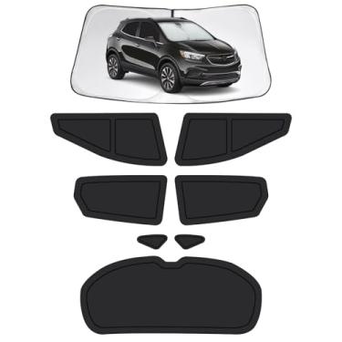 Imagem de Persianas de janela de carro para Buick Encore 2020-2025, capas de janela de carro completas para privacidade, para-sol para janelas laterais do para-brisa dianteiro traseiro Encore para bloquear UV e