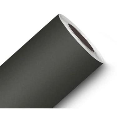 Imagem de Película Adesiva Jateada para Privacidade Vidros, Box, Janelas e Portas Decoradas Impermeável (Jateado Fumê, 2mx1m)