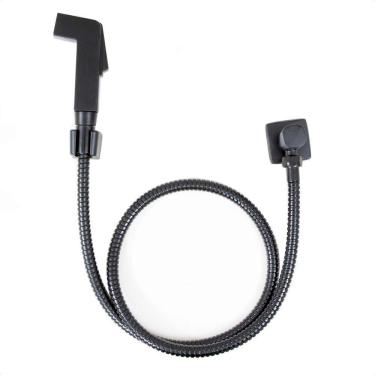 Imagem de Ducha Higiênica Completa Quadrada Black Luxo Universal Rdx