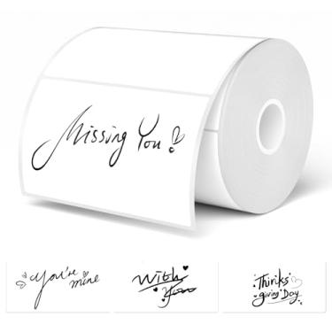 Imagem de Etiquetas adesivas térmicas de 10 x 5 cm, branco, 500 peças