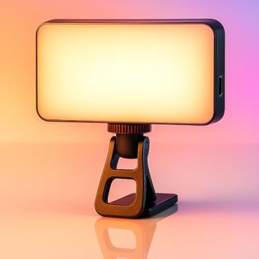 Imagem de Iluminação Portátil LED RGB Ajustável com Suporte – Ring Light Profissional para Filmagens, Estúdio Caseiro, Fotografia, Lives, YouTube, Vlog e Luz de Preenchimento