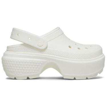 Imagem de Sandália crocs stomp clog chalk, 41, Chalk